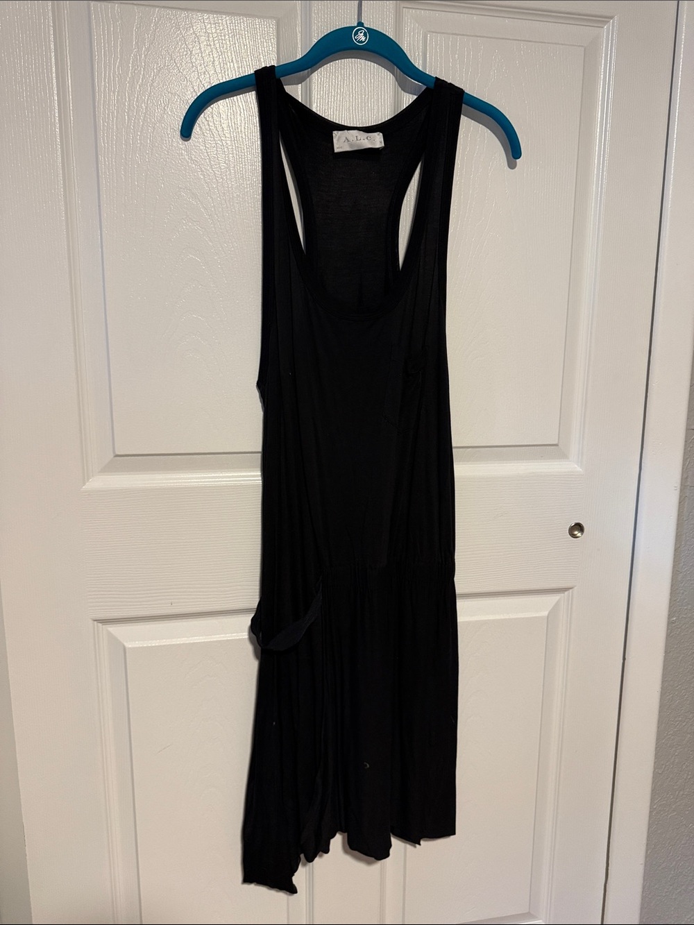A.L.C. Black Sleeveless Tank Dress Size Small